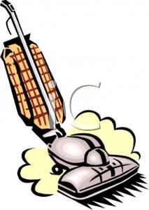 213x300 A Vacuum Cleaner With Dust Clipart Picture