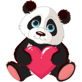 320x320 Bears With Love Hearts