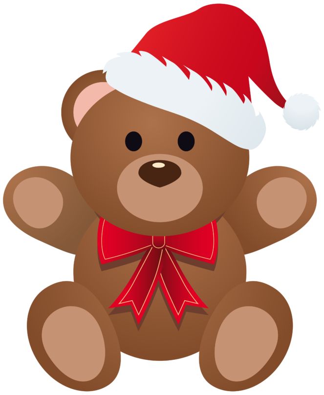 663x808 Collection Of Christmas Teddy Clipart High Quality, Free