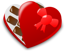 256x208 Free Valentine Chocolate Clipart, 1 Page Of Public Domain Clip Art