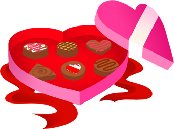 340x253 Valentine Chocolate Clipart Quotes Amp Wishes For Valentine's Week