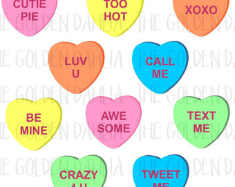 340x270 Valentines Heart Candy Clip Art 100 Colorful Graphics Valentine'S