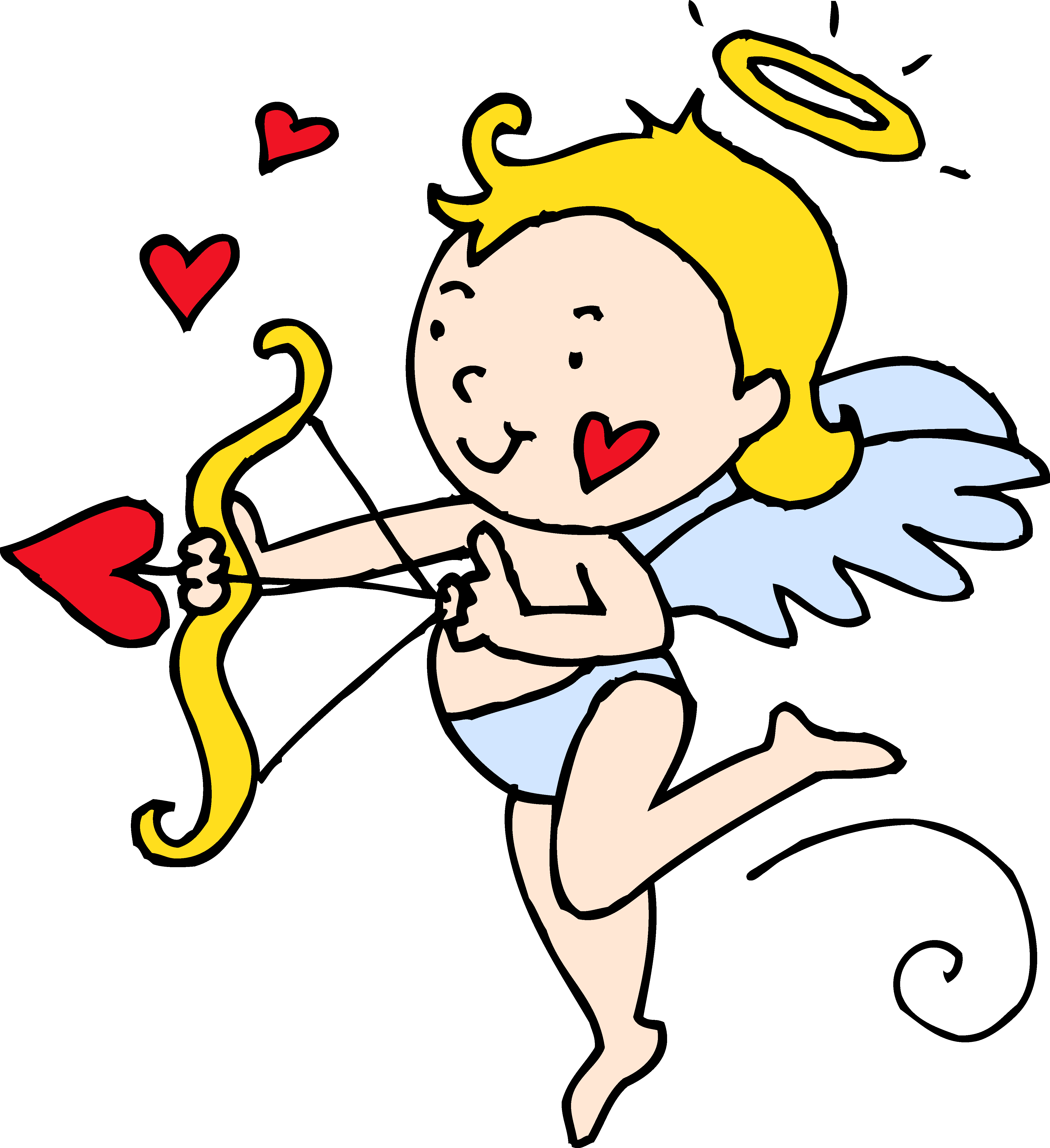 4582x5008 Best Cupid Clipart