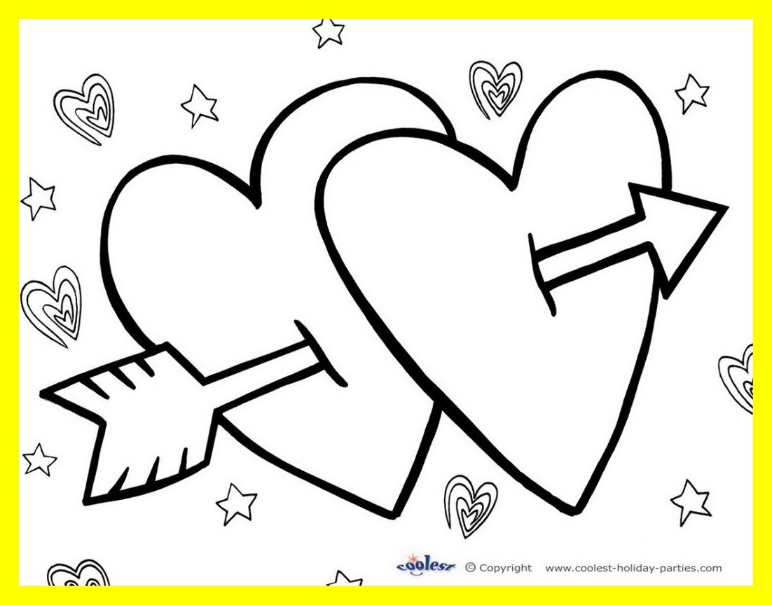 1102x864 The Best Color Page Coloring For Day To Print Valentine Picture