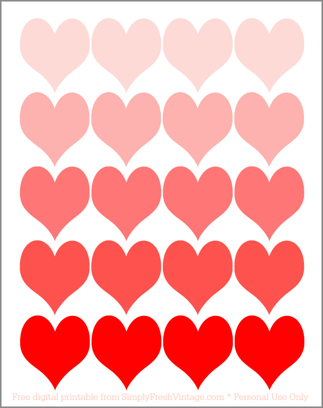 641x811 Valentines Day Heart Printable Valentine Love Free Printable