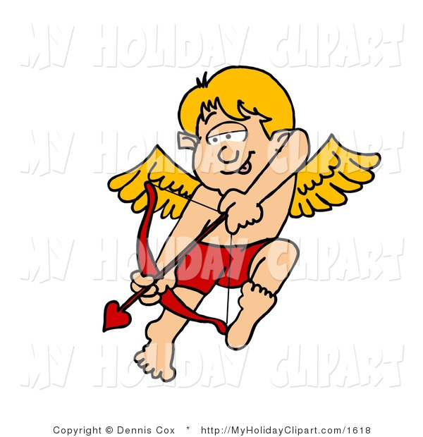 600x620 Clip Art Of A Valentine Cupid Clipart Panda