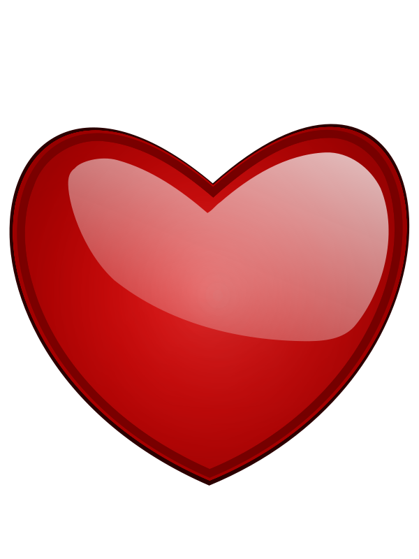 600x800 Happy Valentines Day Heart Clip Art
