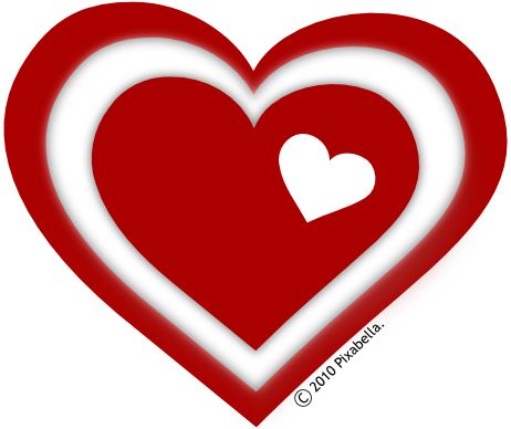 462x388 Valentine's Day Clipart Three Heart