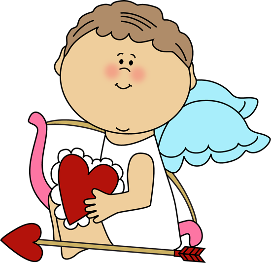 550x533 Cupid Heart Clipart