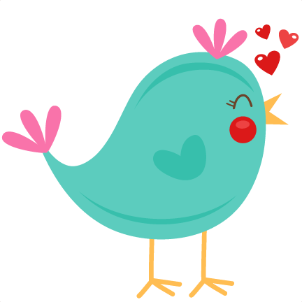 432x432 Valentine Bird Clip Art