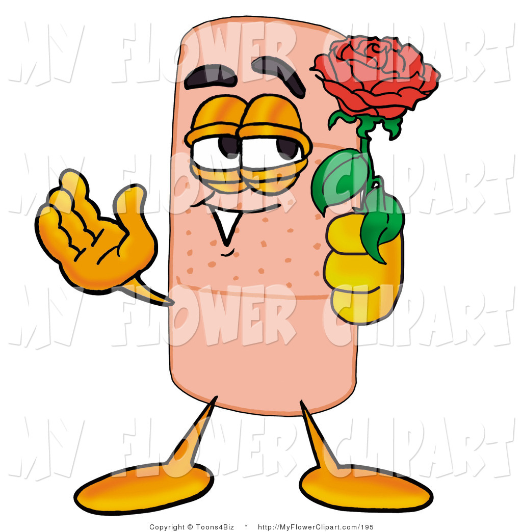 1024x1044 Clip Art Of A Bandaid Adhesive Bandage Mascot Cartoon Character