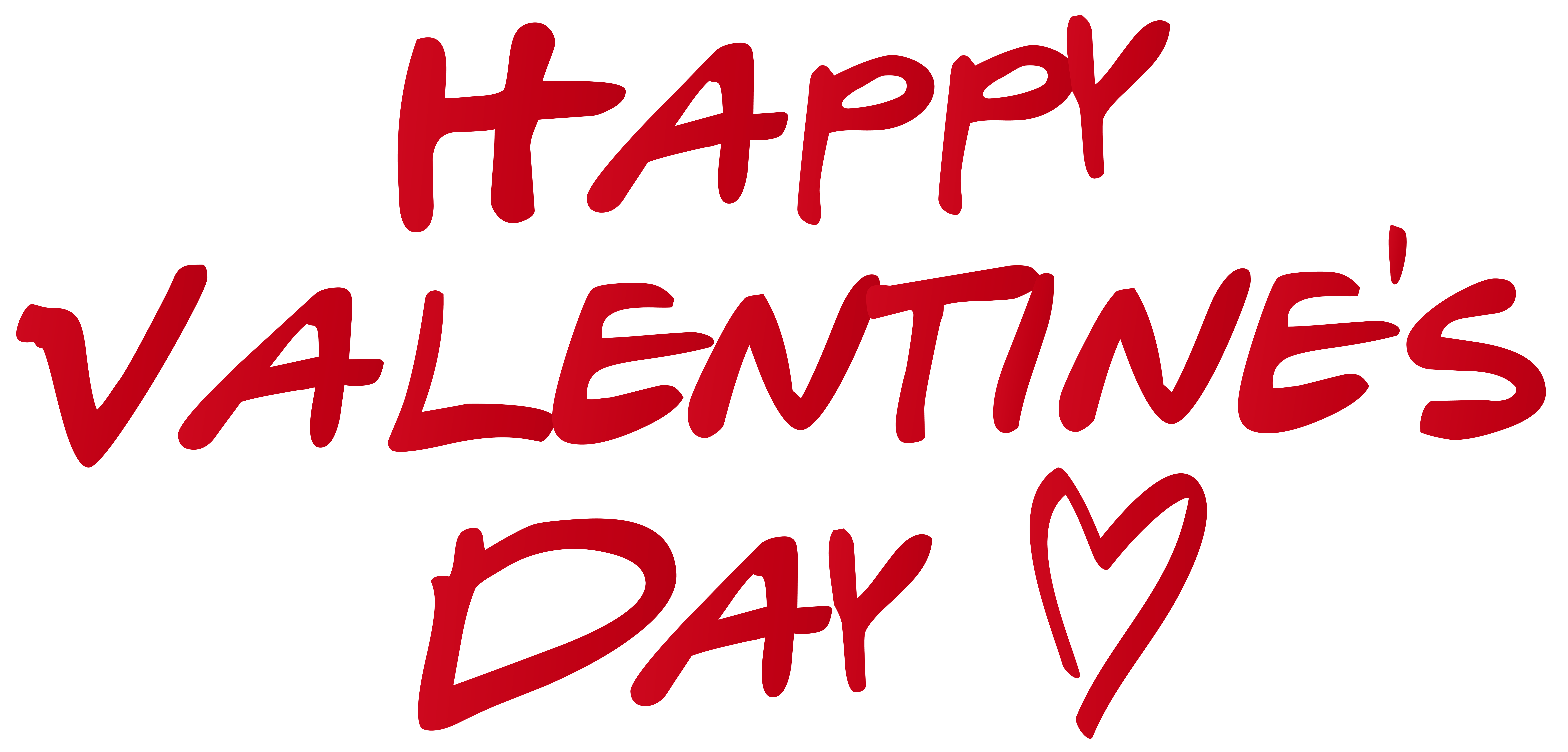 8000x3835 Happy Valentines Day Clipart Transparent
