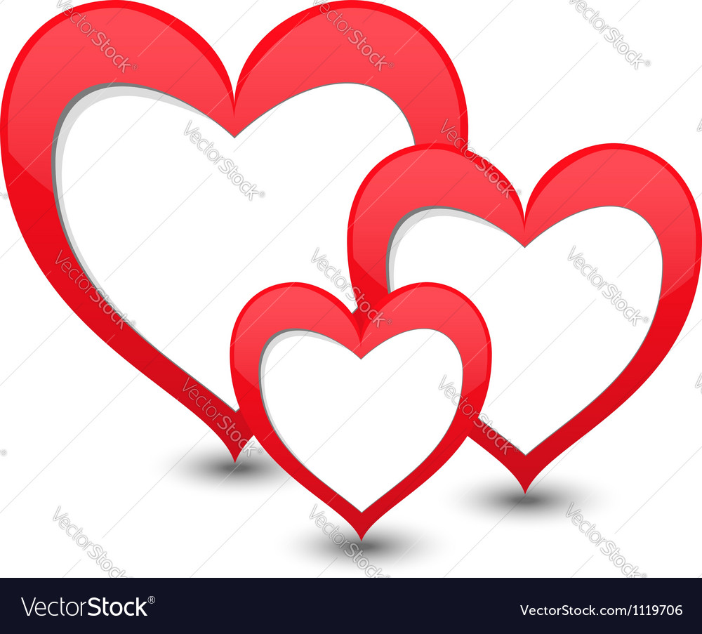 1000x903 Valentine's Day Clipart Three Heart