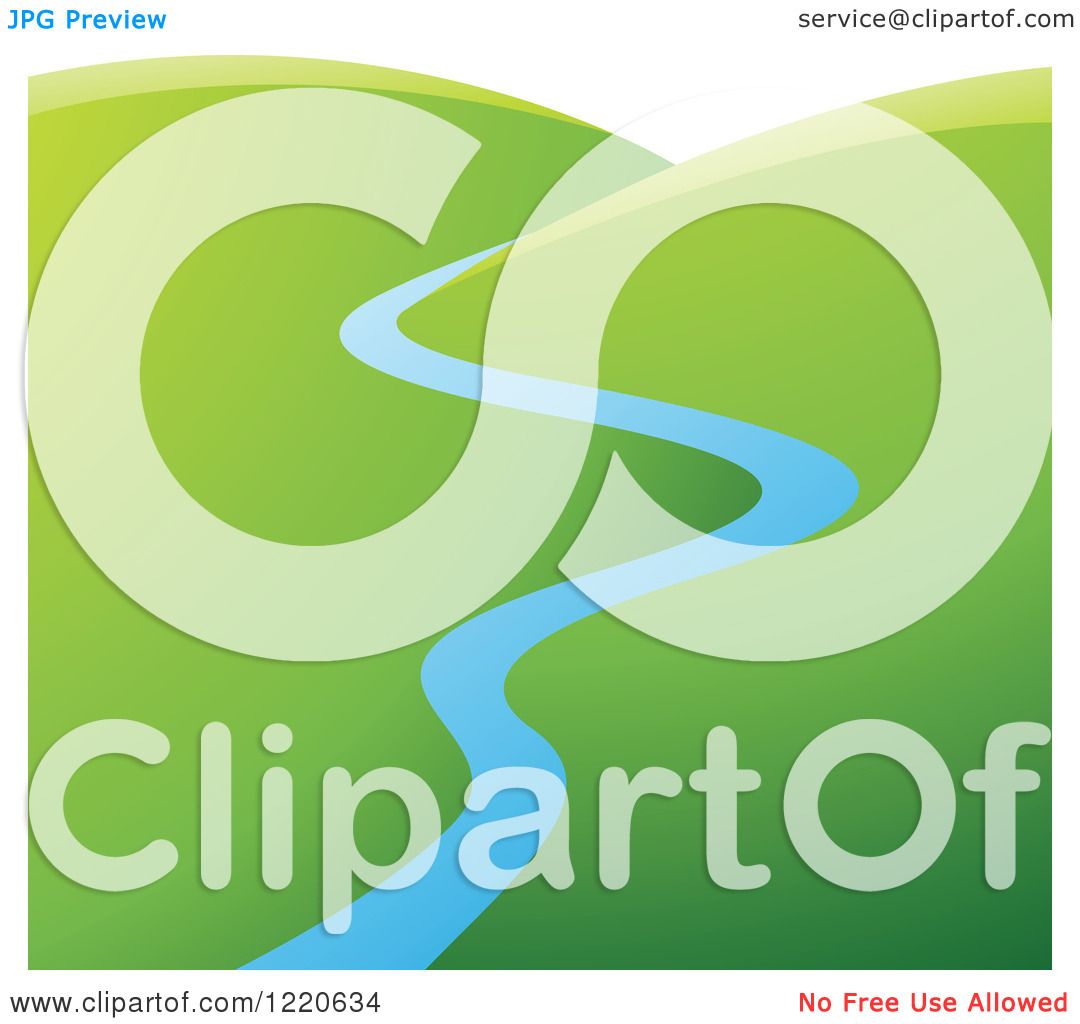 1080x1024 Clipart Of A River Through A Valley