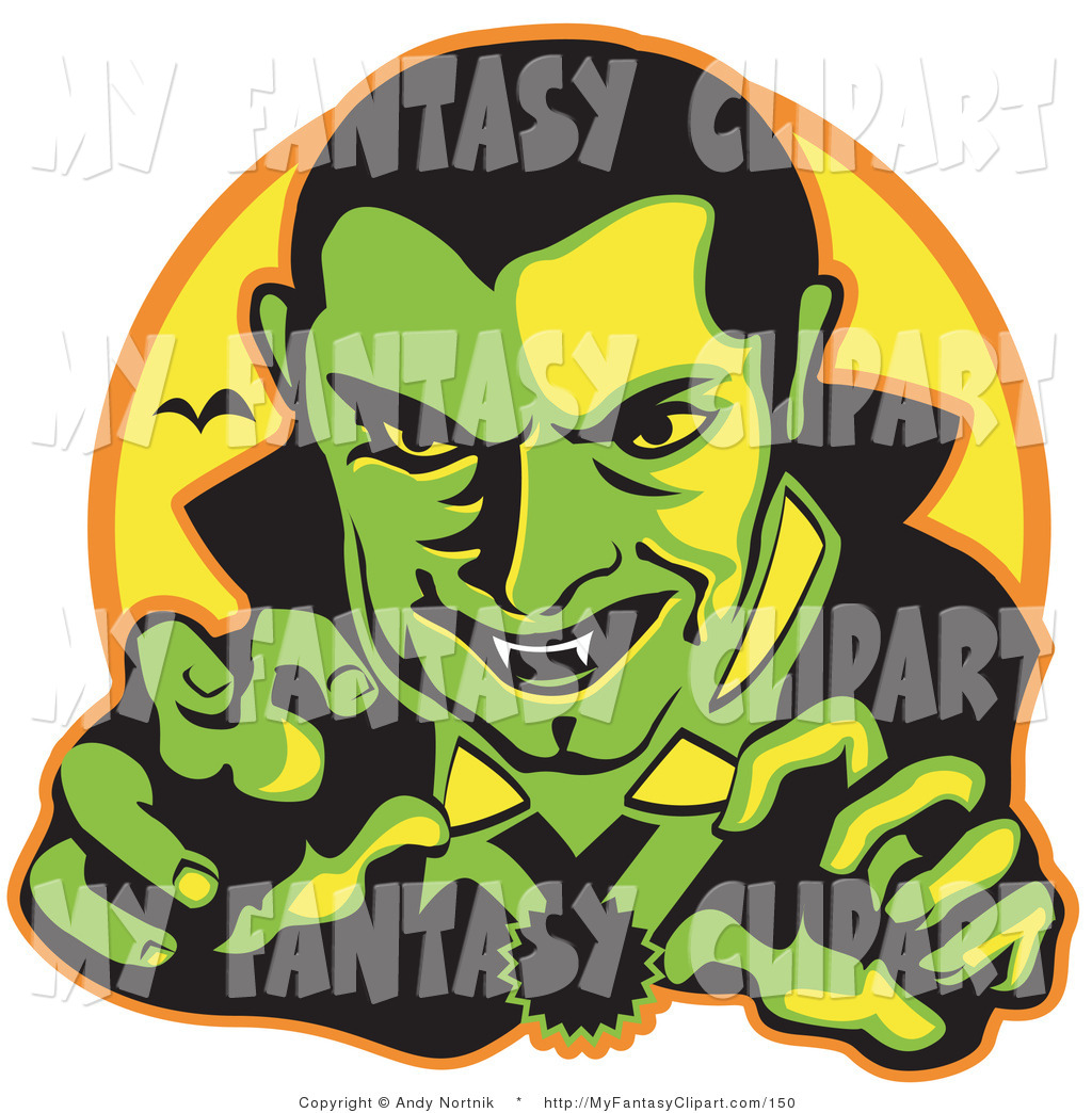 1024x1044 Clip Art Of A Smiling Male Vampire With Dark Hair Slicked Back