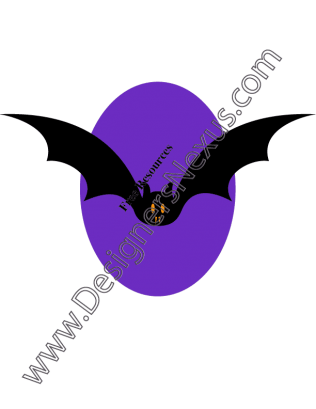 316x409 Free Vampire Bat Vector Halloween Graphic V12