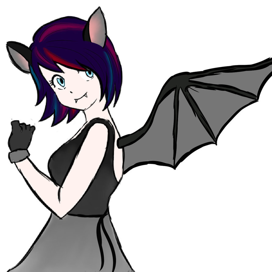 894x894 Vampire Bat Girl By Bookpixie47