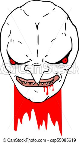 262x470 Creative Design Of Beheaded Vampire Draw Vector Clip Art