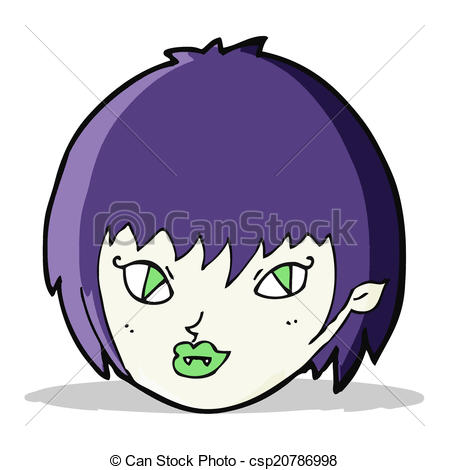 449x470 Cartoon Vampire Girl Face Eps Vectors