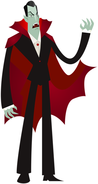 320x600 Vampire Png Clip Art Image Halloween Clipart Art