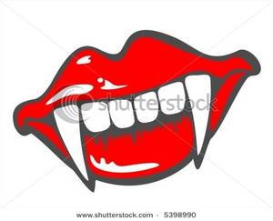 300x243 Clip Art Vampire Fangs Clipart