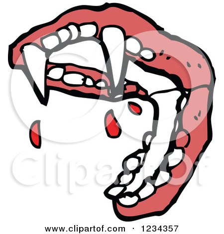 450x470 Cartoon Of Vampire Teeth