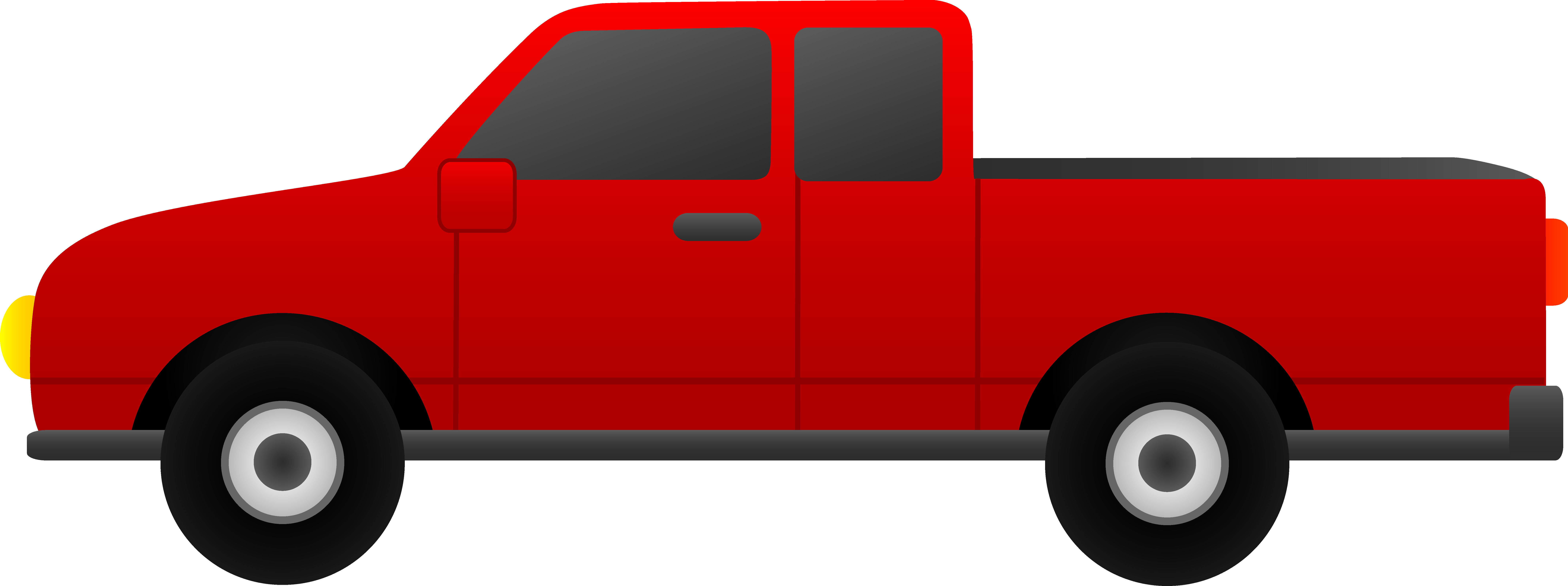 8576x3207 Clipart Of Pickup Trucks