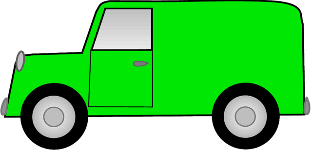 640x311 Delivery Van Clipart Clipart Panda