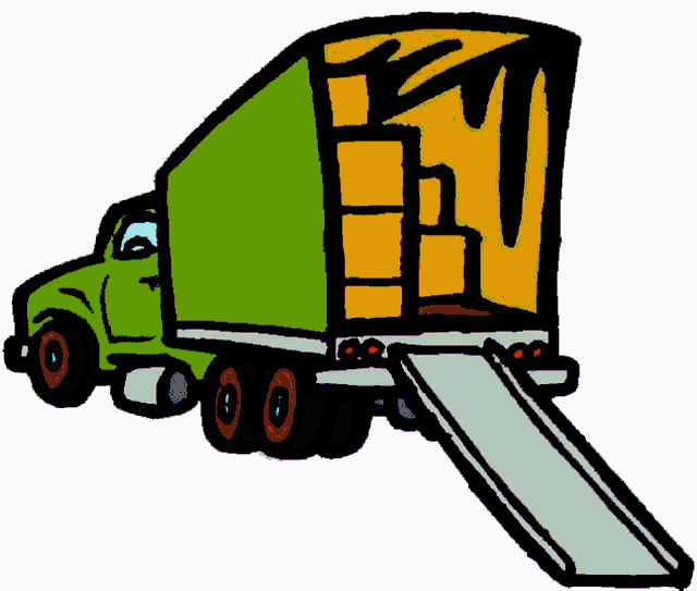 640x543 Free Clip Art Moving Van Clipart