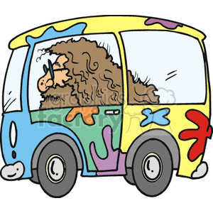 300x300 Vans Clipart Hippie Van