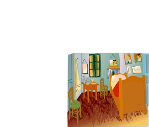 300x257 Van Gogh S Room Clip Art