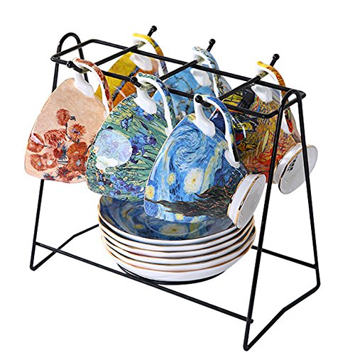 500x500 Vincent Van Gogh Bone China Tea Cup And Saucer Set With Gift Box