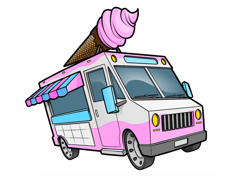 800x600 Best Ice Cream Truck Clip Art
