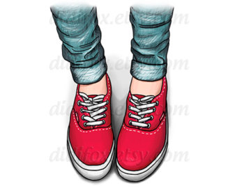 340x270 Jeans And Sneakers Clipart