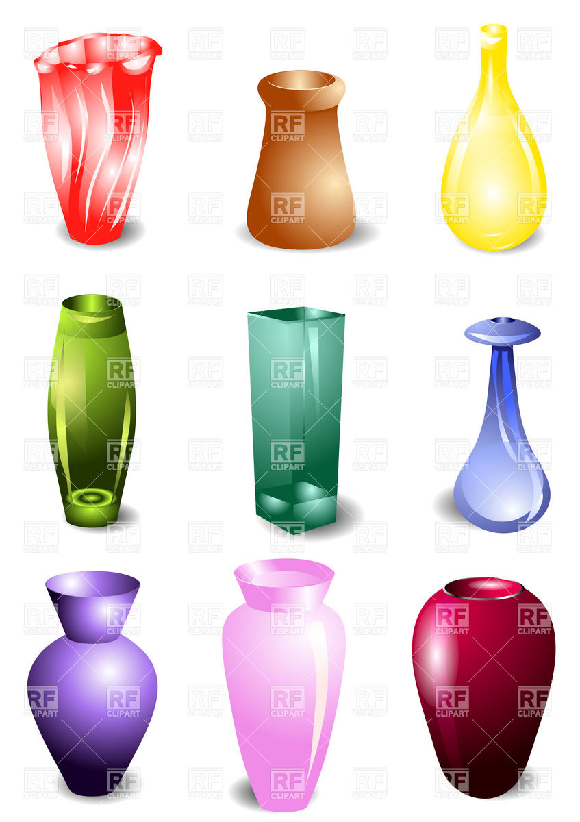847x1200 Glass Vase Clipart