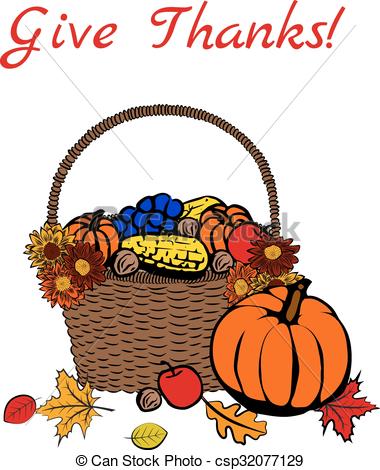 380x470 Thanksgiving Day Hand Drawn Ink Illustration With Autumn Vector