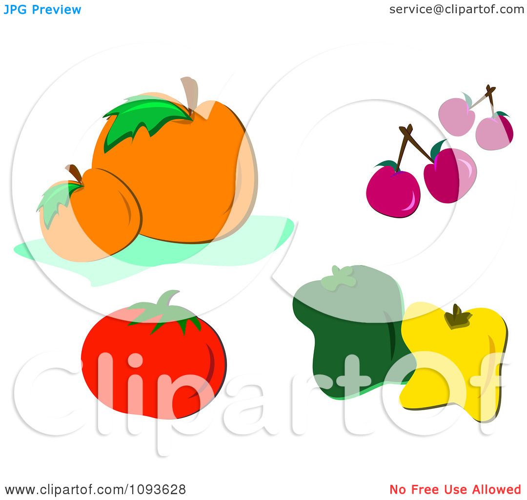 1080x1024 Clipart Fruits And Vegetables