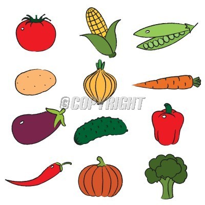 400x400 Vegetables Pictures And Names Clipart Panda