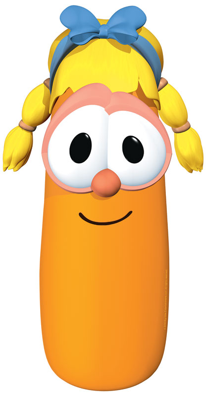 416x800 Veggietales Laura Carrot Banner