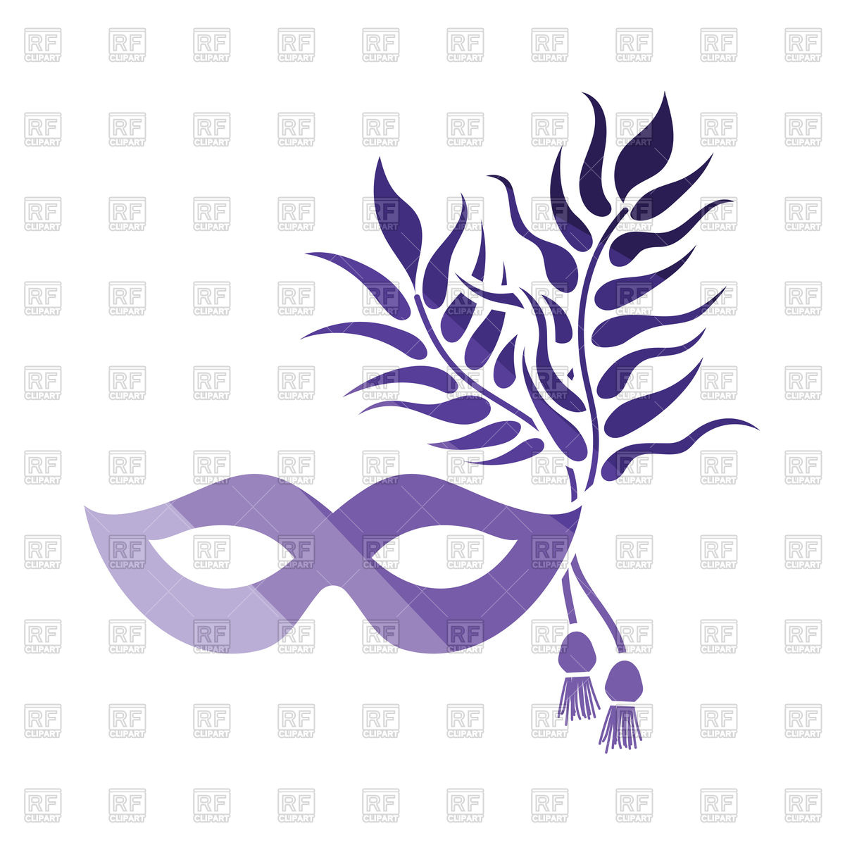 1200x1200 Party Carnival Mask Icon Royalty Free Vector Clip Art Image