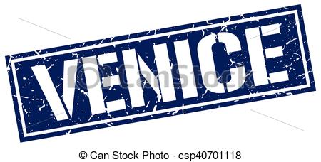 450x228 Venice Blue Square Stamp Vector Clip Art