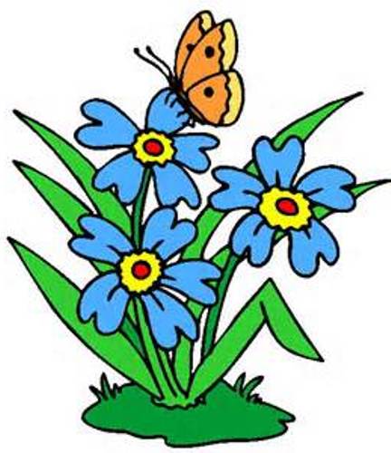 432x500 Free Clip Art Flowers Clipart Panda