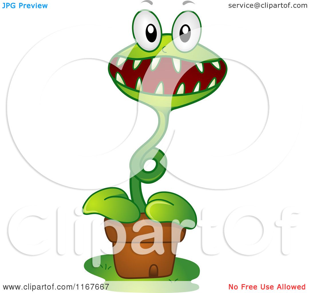1080x1024 Cartoon Of A Venus Fly Trap Mascot