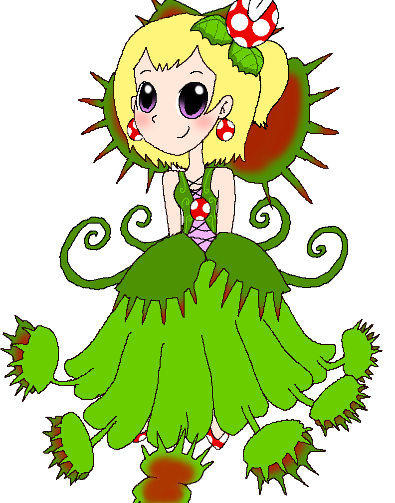 792x1008 Florsabelle Wearing A Venusflytrap Themed Dress By Rotommowtom