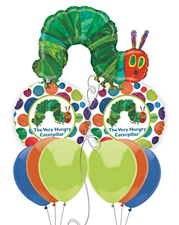 358x450 The Very Hungry Caterpillar Birthday Balloon Bouquet