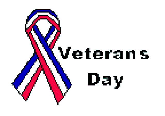 640x453 Day Clip Art Of Red And White Blue Ribbons With Veterans Clipart