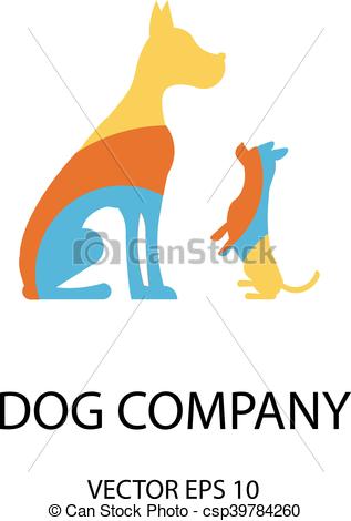 317x470 Logo With A Dogs For Veterinarian Clinic, Pet Shop, Dog Clip
