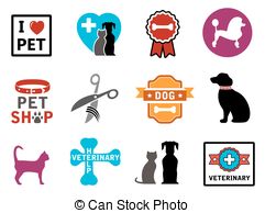 241x194 Veterinary Banners With Pet And Veterinarian Flat Vector