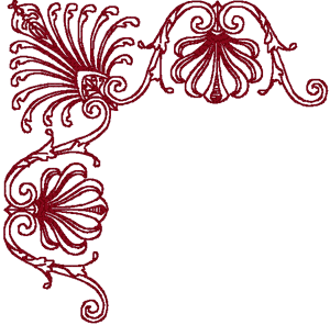 300x296 Scroll Clipart Victorian