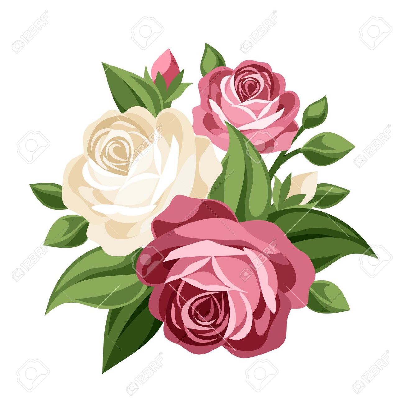 1300x1300 Victorian Clipart Rose Flower Free Collection Download And Share